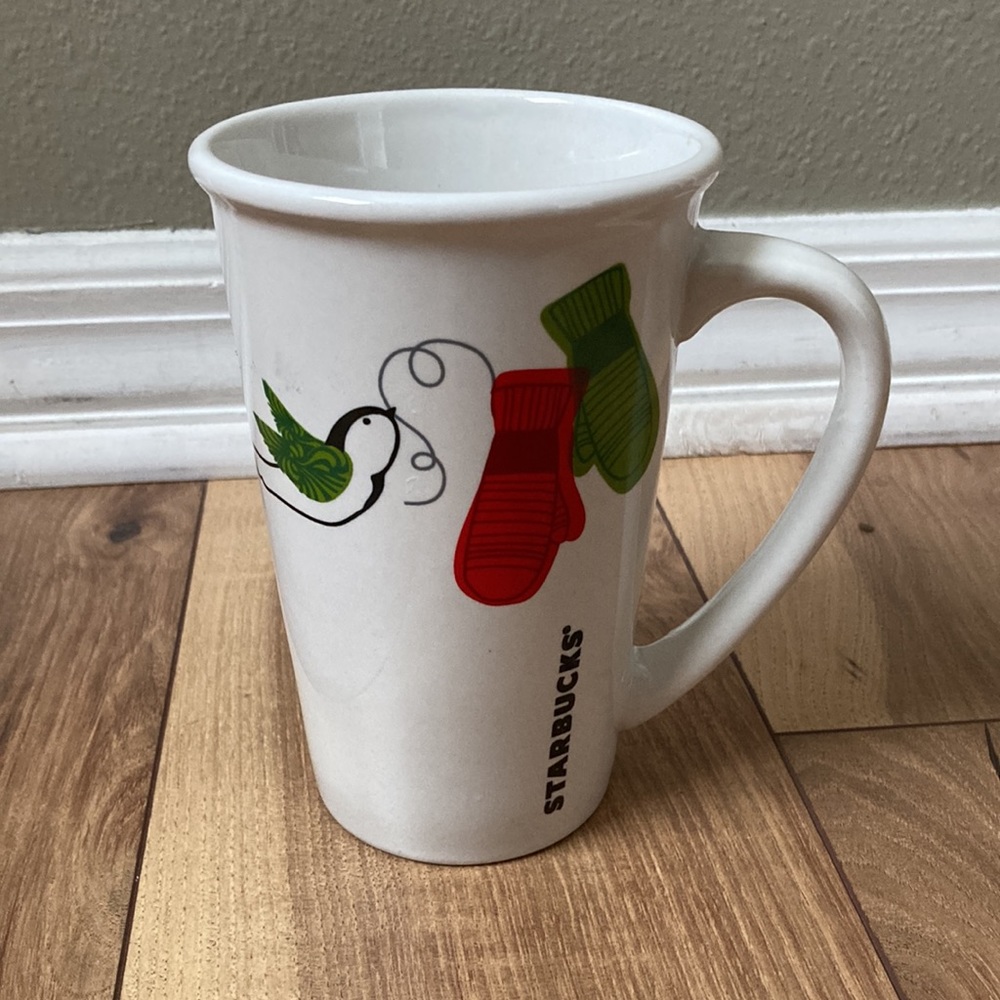Starbucks winter themed tall 21 ounce mug.